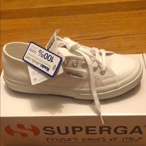 Superga White Classic Sneakers